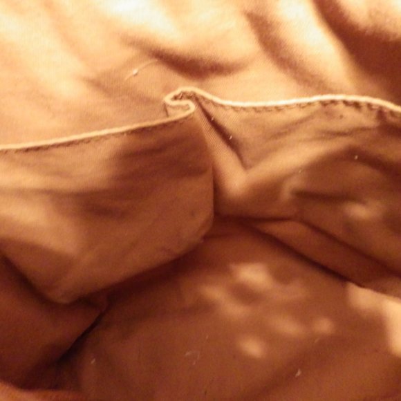 Beautiful FOSSIL Sydney Tote/ Brown Diamond Pattern/ Key/ Excellent Condition - Picture 8 of 9